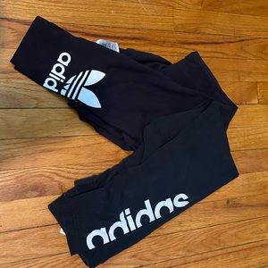 2 pairs of women’s adidas leggings
